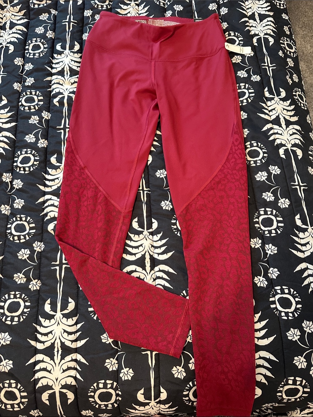 Victoria's Secret Sport Maroon High-Rise Tights